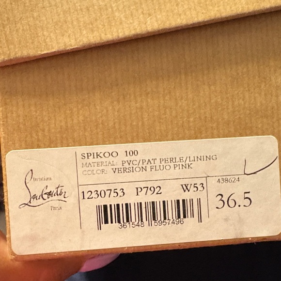 Christian Louboutin Red Spiked Heels - Picture 5 of 6